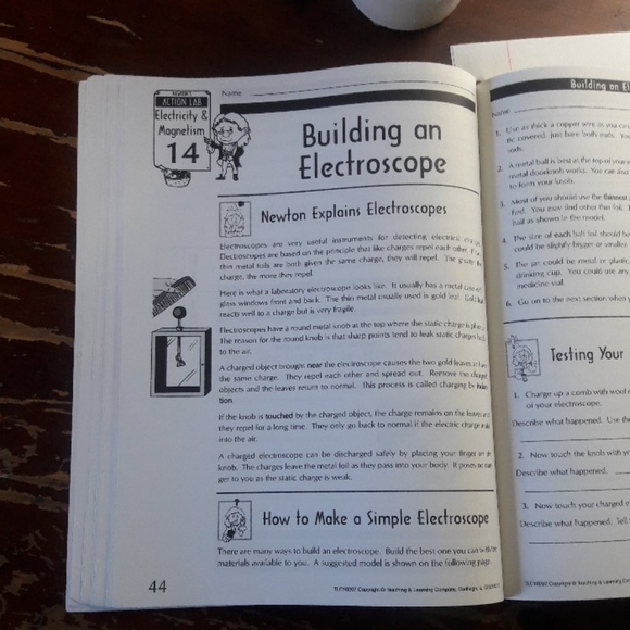 Electricity & Magnetism Activities Workbook - Picture 6 of 8